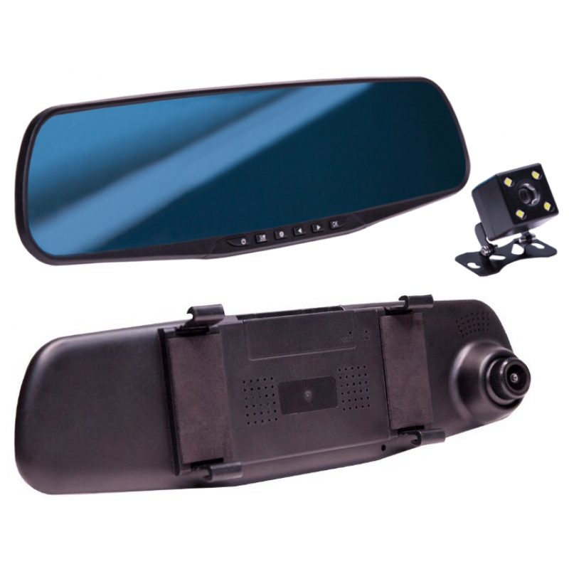 Видеорегистратор зеркало с двумя камерами CamShel DVR 230