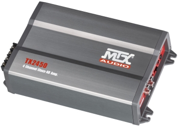 Усилитель MTX TX2450 , 4-х канальный , мощность 4х50 Вт (RMS)