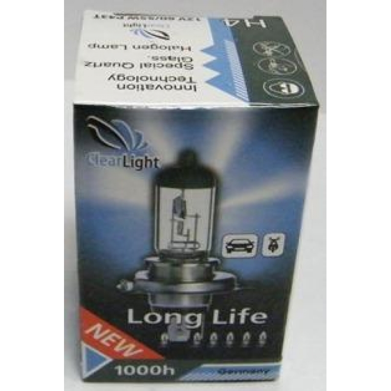 Галогеновая лампа Clearlight H1 LongLife 1 шт