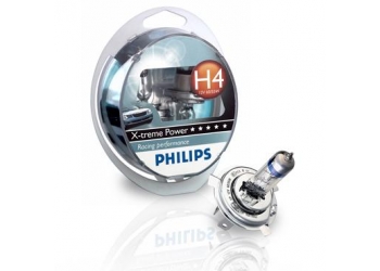 Галогеновая лампа Philips H1 X-treme Power 1 шт