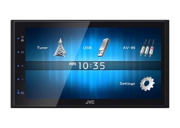 Автомагнитола JVC KW-М14, Мультимедиа, 2DIN, 4X50Вт, USB, Сенсорный экран