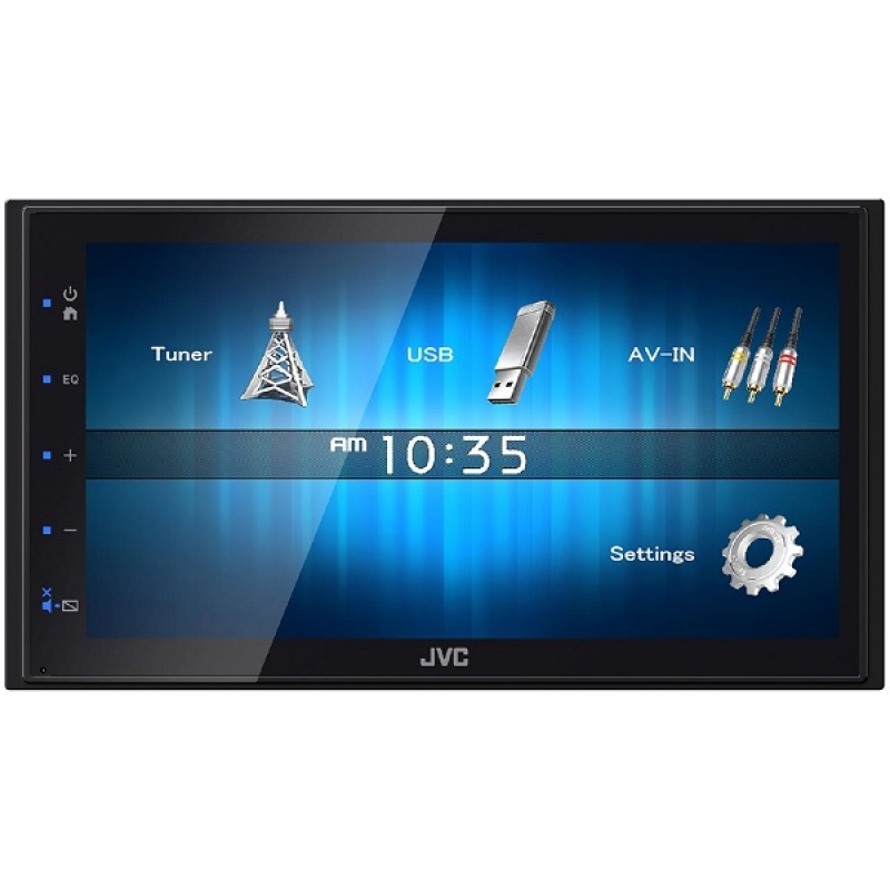 Автомагнитола JVC KW-M14, Мультимедиа, 2DIN, 4X50Вт, USB, Сенсорный экран