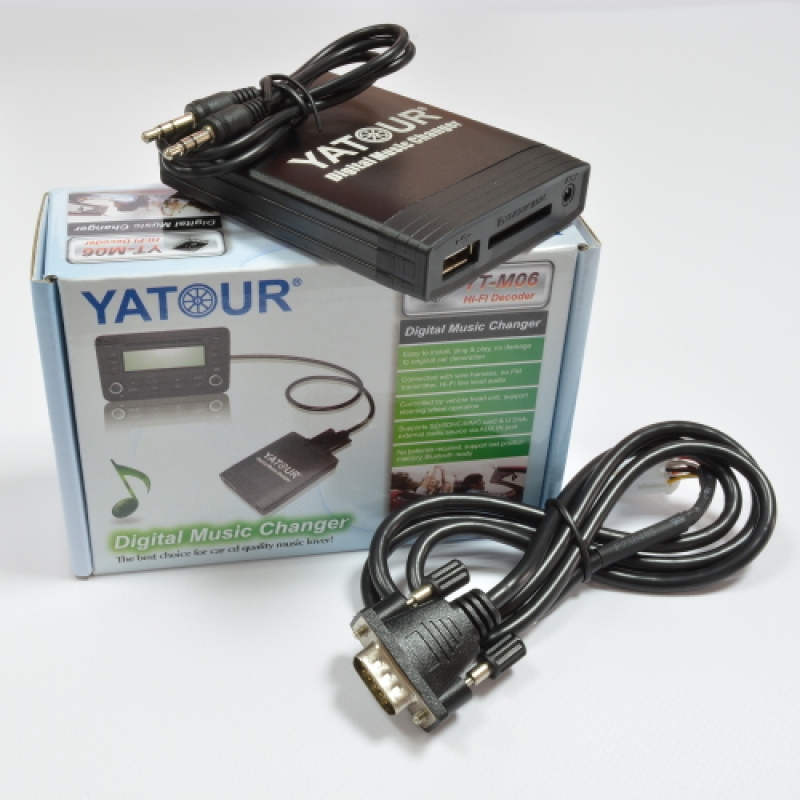 USB, MP3, CD Адаптер YATOUR YT-M06 TOY2(2005-2011 Toyota/Lexus  6+6pin)