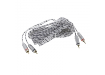 Межблочный кабель KICX MRCA22, 2RCA-2RCA, экран, 2 метра, медно-алюминиевый