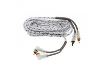 Межблочный кабель KICX FRCA22-5-SA, 2RCA-2RCA, экран, 5 метров, медно-алюминиевый