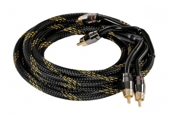 Межблочный кабель GROUND ZERO GZCC 5.49 X-TP - 5,49 метра, 2-канальный, медь, тройная защита