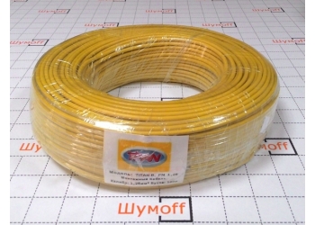 TITAN PM-1.25 желтый, провод монтажный, катушка 100 метров (цена за 1 метр) 