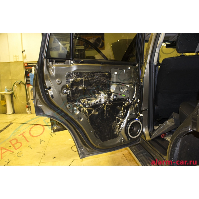 Toyota Land Cruiser Prado - Webasto, Тонирование, Шумоизоляция задних дверей